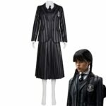 El disfraz para mujer y niñas de Miércoles Addams todo un éxito en el Carnaval 2023